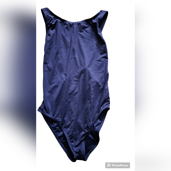 Andie Swim Navy Montauk One-Piece Swimsuit - - Picture 3 of 5